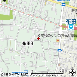 友野パーキング☆akippa駐車場周辺の地図