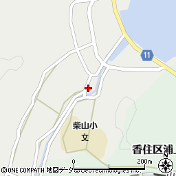 兵庫県美方郡香美町香住区上計1267周辺の地図