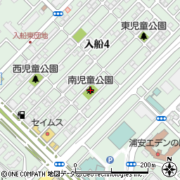 南児童公園周辺の地図