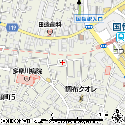 東京都調布市国領町4丁目58周辺の地図