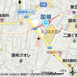 三井住友銀行国領支店周辺の地図