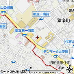 東京都渋谷区猿楽町17周辺の地図