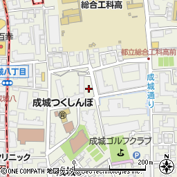 都営成城アパート周辺の地図