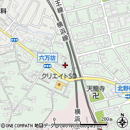 東京都八王子市北野町210周辺の地図