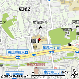 渋谷区立臨川小学校周辺の地図