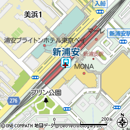 西安餃子アトレ新浦安店周辺の地図