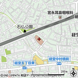 東京都世田谷区経堂1丁目40周辺の地図