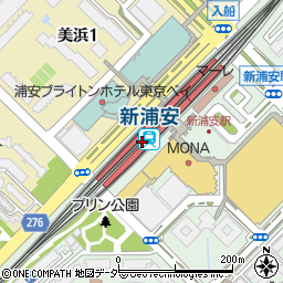 成城石井アトレ新浦安店周辺の地図