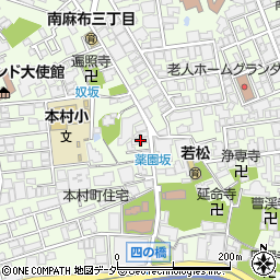 東京都港区南麻布3丁目9-16周辺の地図