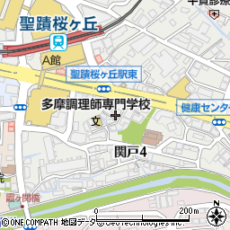 東京都多摩市関戸4丁目4-15周辺の地図