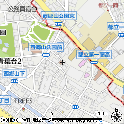 〒153-0042 東京都目黒区青葉台の地図