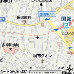 東京都調布市国領町4丁目62周辺の地図