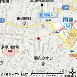 東京都調布市国領町4丁目62-3周辺の地図
