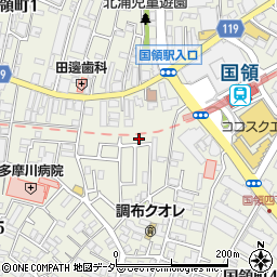 東京都調布市国領町4丁目62-4周辺の地図