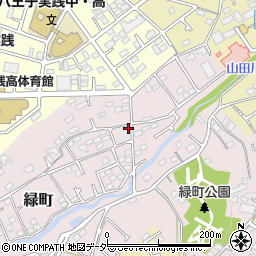 東京都八王子市緑町194周辺の地図