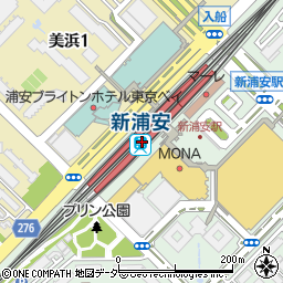 ユニクロアトレ新浦安店周辺の地図