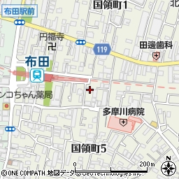 東京都調布市国領町5丁目28-1周辺の地図