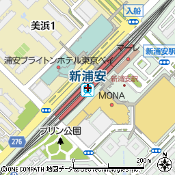 ファミリーマートアトレ新浦安店周辺の地図