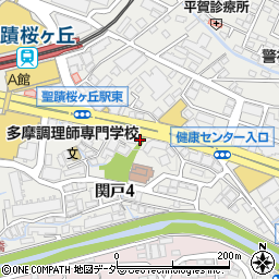 東京都多摩市関戸4丁目6周辺の地図