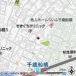 東京都世田谷区船橋1丁目4-9周辺の地図