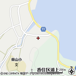 兵庫県美方郡香美町香住区上計3-5周辺の地図