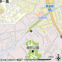 東京都八王子市緑町54周辺の地図