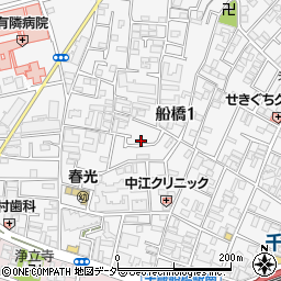 東京都世田谷区船橋1丁目48-33周辺の地図