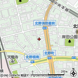 東京都八王子市北野町524周辺の地図
