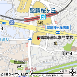 みずほ銀行高幡不動支店周辺の地図