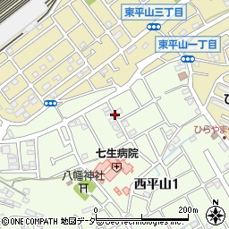 東京都日野市西平山1丁目29周辺の地図