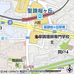 アニメイト聖蹟桜ヶ丘店周辺の地図