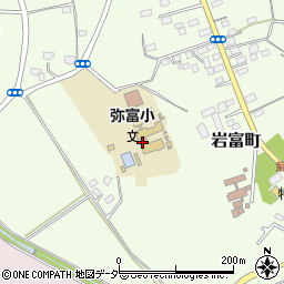 佐倉市立弥富小学校周辺の地図