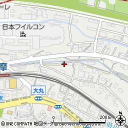 東京都稲城市大丸976-1周辺の地図