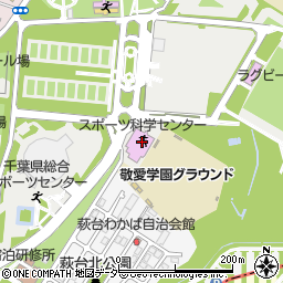 千葉県総合スポーツセンター周辺の地図