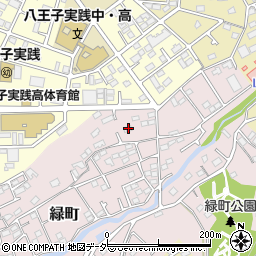 東京都八王子市緑町186周辺の地図