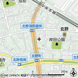 東京都八王子市北野町574周辺の地図