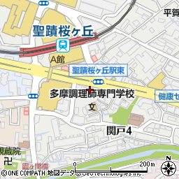 東京都多摩市関戸4丁目4-1周辺の地図