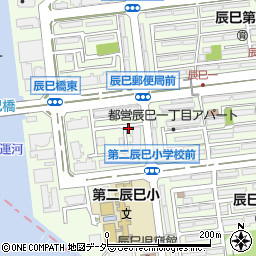 辰巳公園周辺の地図