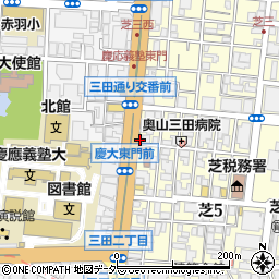 茶加匠 田町店周辺の地図