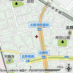 三甲株式会社　八王子営業所周辺の地図