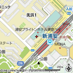 中国料理「花間」 浦安ブライトンホテル東京ベイ周辺の地図