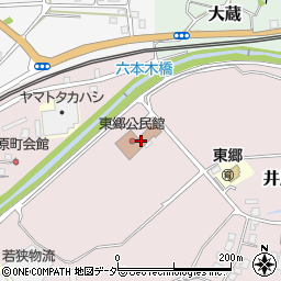 敦賀市東郷公民館周辺の地図