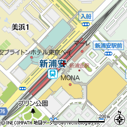 ＫｏＫｕＭｉＮアトレ新浦安店周辺の地図