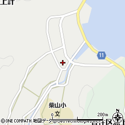 兵庫県美方郡香美町香住区上計1276周辺の地図