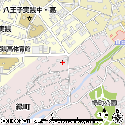 東京都八王子市緑町195周辺の地図