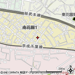 パレット新検見川周辺の地図