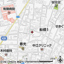 東京都世田谷区船橋1丁目48-11周辺の地図