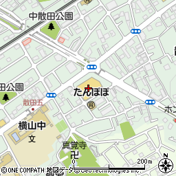 スギドラッグ八王子散田町店周辺の地図