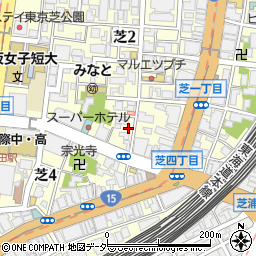 極厚ポークステーキ POKUPOKU ポクポク 田町店周辺の地図