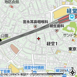 東京都世田谷区経堂1丁目31-8周辺の地図